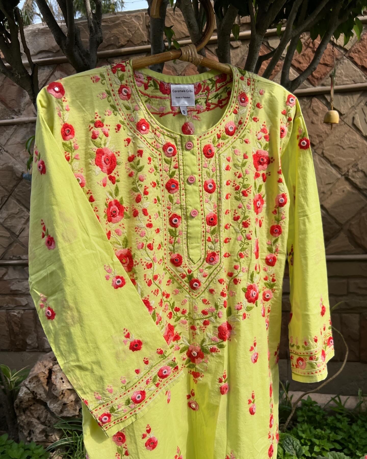 Lime Green Kurta