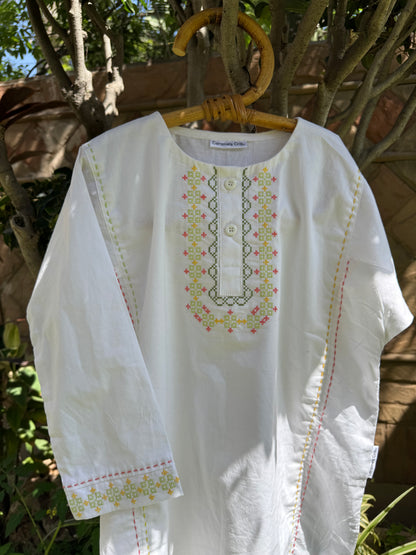 Tangerine Kids Kurta