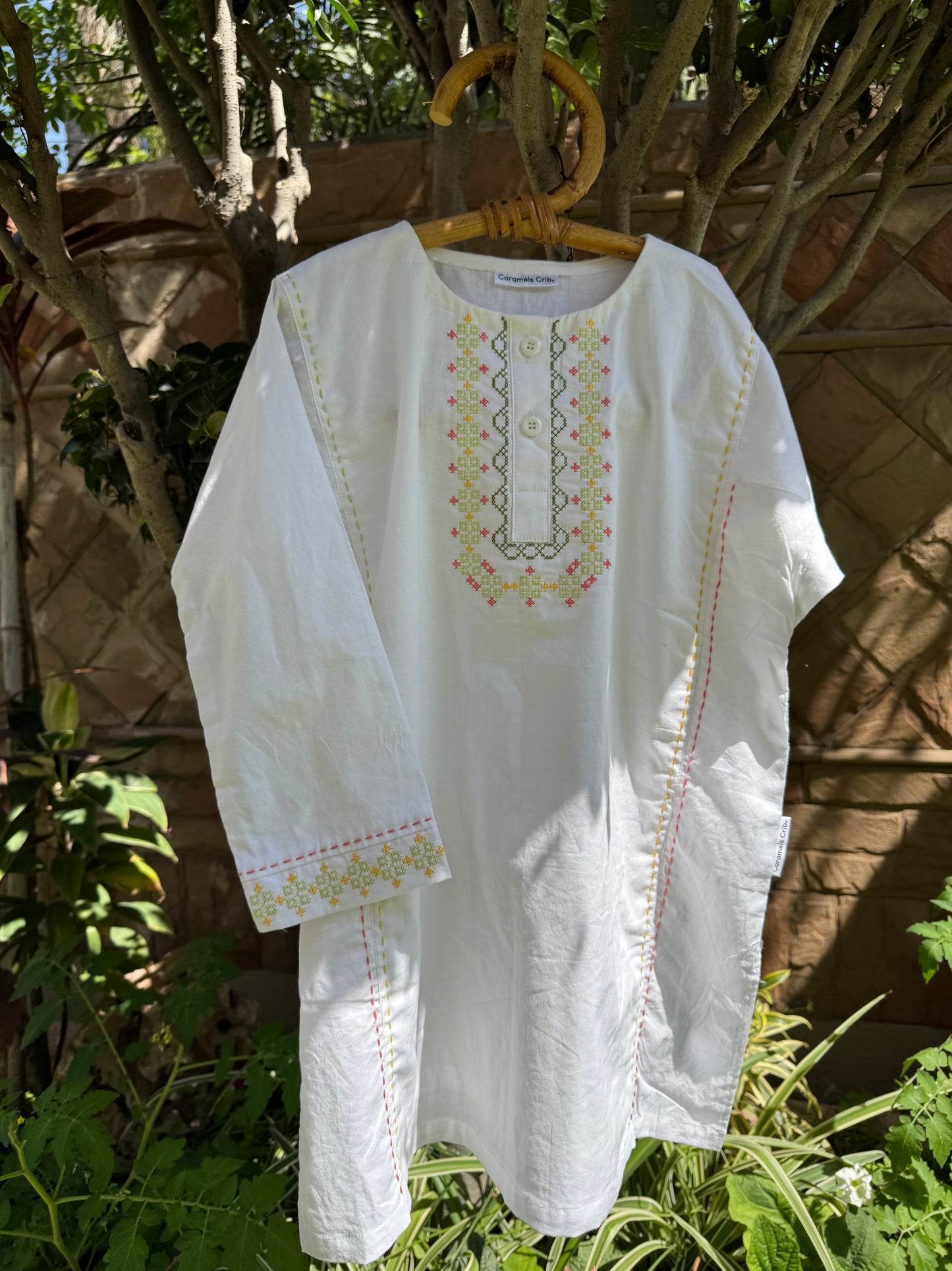 Tangerine Kids Kurta