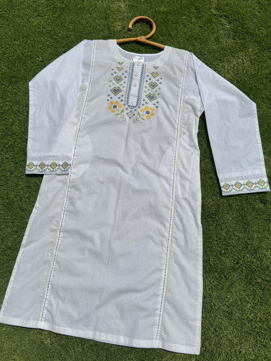 Sunflower Mommy Kurta