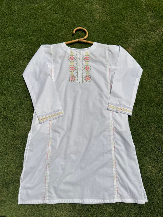 Tangerine Mommy Kurta